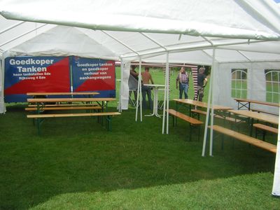 tent inrichten