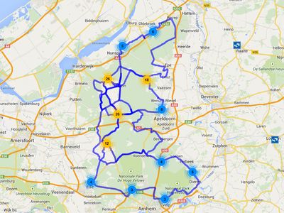 ... alle leuke weggetjes van de Veluwe ...