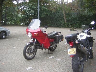 ... de eerste van de Veluwerit rijders ...