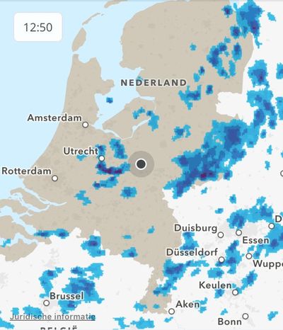 ... de regenradar ...