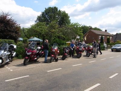... de eerste stop ...
