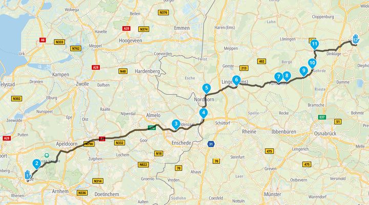 ... route ...