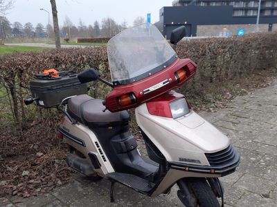 ... daar was hij mee naar Almere ...
