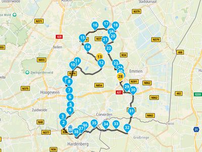 ... een route ...